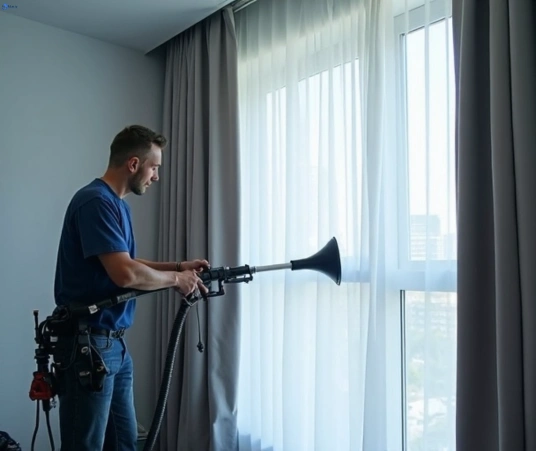 Professional curtain stain removal process equipment Matty Curtain Cleaning telopea-nsw